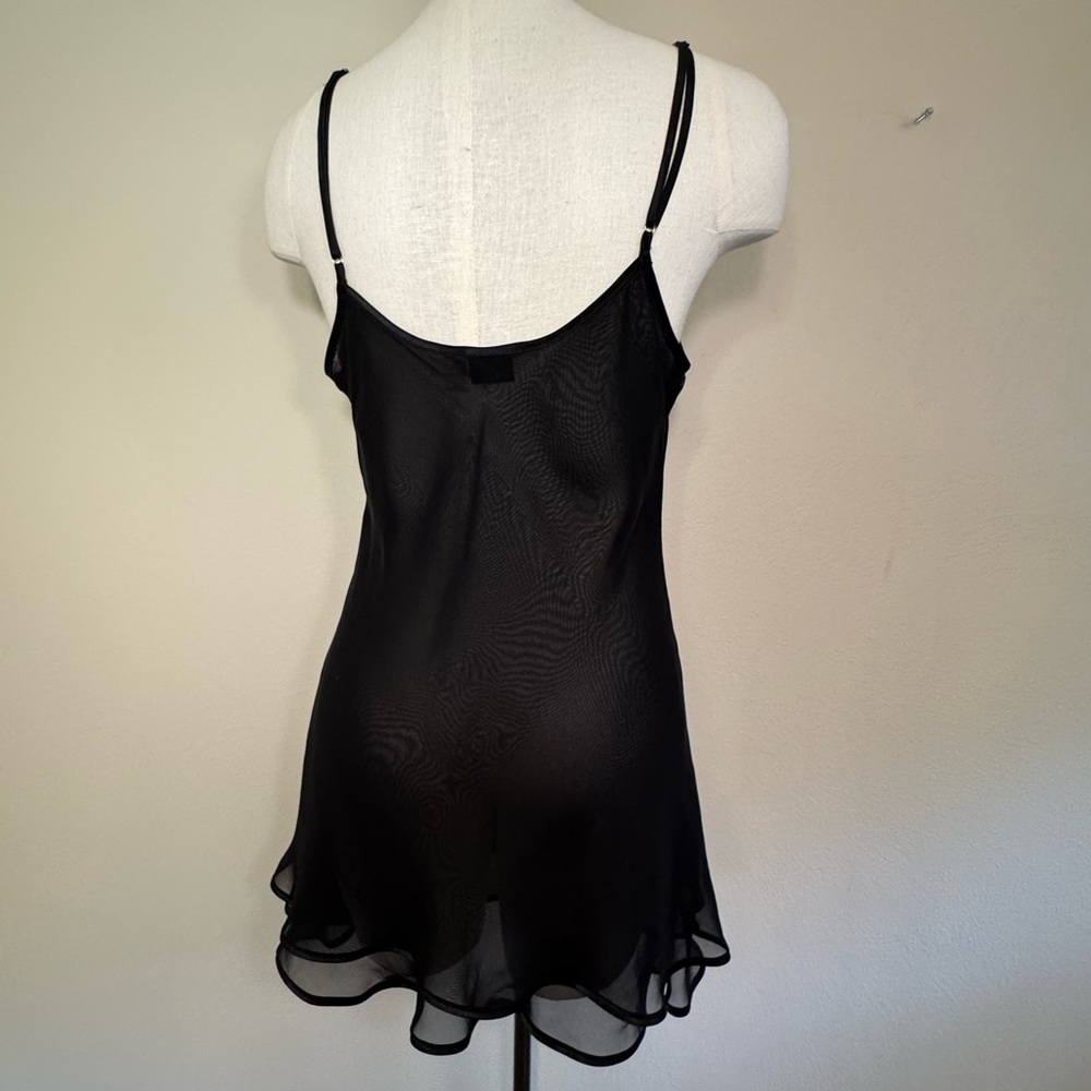Frederick’s Of Hollywood Sheer Black Lingerie Nightgown - Picture 8 of 16